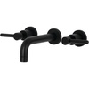 image:imageKingston Brass KS8122DL Concord 2Handle Wall Mount Bathroom Faucet Polished BrassMatte Black