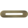 image:imageKingston Brass TC4028 Made to Match Bathtub Overflow Hole Cover Brushed NickelAntique Brass