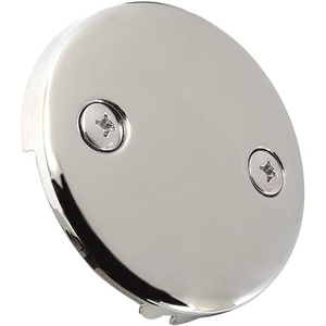 image:imageKingston Brass DTT107 Bathtub Overflow Plate Brushed Brass 3316 Inch DiameterPolished Nickel
