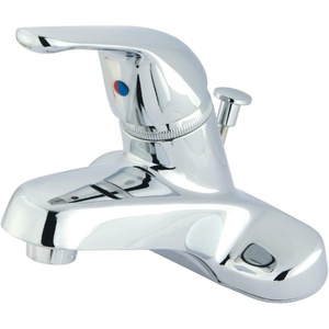 image:imageKingston Brass GKB542 Chatham 4 Centerset Bathroom Faucet Polished Brass ABSPlastic PopUpPolished Chrome