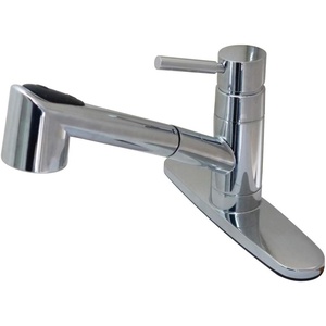 image:imageKingston Brass GSC8571WDL Gourmetier Wilshire 8Inch Centerset Single Handle Kitchen Faucet with PullOut Sprayer  Polished ChromePolished Chrome