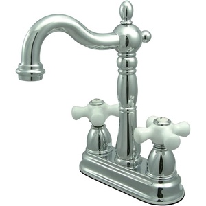 image:imageKingston Brass KB1493PX Bar Faucet without PopUp Rod Antique BrassPolished Chrome