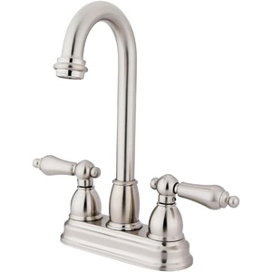 image:imageKingston Brass KB3498AL Restoration 4inch Centerset Bar Faucet Brushed NickelBrushed Nickel
