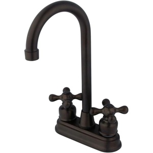 image:imageKingston Brass KB490AX Victorian TwoHandle 2Hole Deck Mount Bar Faucet in Matte BlackOil Rubbed Bronze