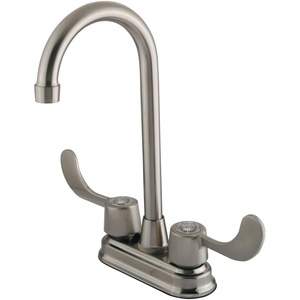 image:imageKingston Brass KB491ADA Vista Bar Faucet 434 Polished ChromeBrushed Nickel