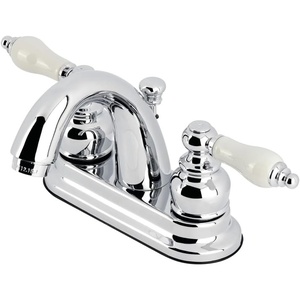 image:imageKingston Brass KB5611PL Restoration 4Inch Centerset Lavatory Faucet Polished ChromePolished Chrome