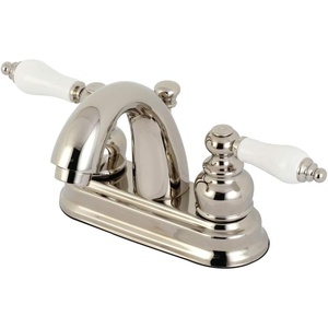 image:imageKingston Brass KB5611PL Restoration 4Inch Centerset Lavatory Faucet Polished ChromePolished Nickel