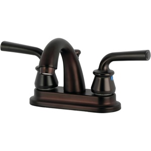 image:imageKingston Brass KB5613RXL Restoration 4Inch Centerset Bathroom Faucet with PopUp Drain Antique BrassOil Rubbed Bronze