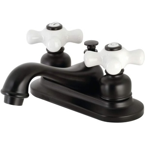 image:imageKingston Brass KB600PL Restoration 4 Centerset Bathroom Faucet Matte Black 688 x 45 x 288Matte Black
