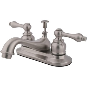image:imageKingston Brass KB608AL Restoration 4Inch Centerset Lavatory Faucet Brushed NickelBrushed Nickel