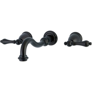 image:imageKingston Brass KS3125AL Vintage 2Handle Wall Mount Bathroom Faucet Oil Rubbed BronzeOil Rubbed Bronze
