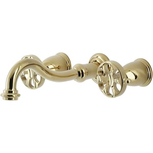 image:imageKingston Brass KS3128RX Belknap TwoHandle Wall Mount Bathroom Faucet Brushed NickelPolished Brass