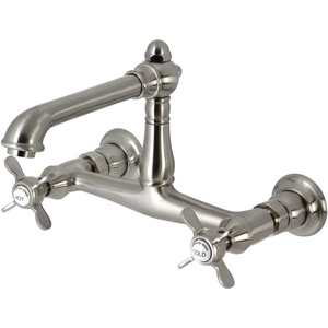 image:imageKingston Brass KS7248BEX Essex Wall Mount Bathroom Faucet Brushed NickelBrushed Nickel