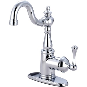 image:imageKingston Brass KS7495BL English Vintage Bar Faucet OilRubbed Bronze 1106 x 625 x 238Polished Chrome