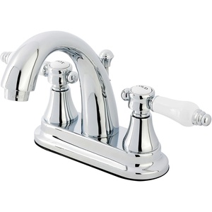 image:imageKingston Brass KS7611BPL 4 in Centerset Bathroom Faucet Polished ChromePolished Chrome