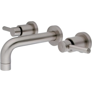 image:imageKingston Brass KS8122DL Concord 2Handle Wall Mount Bathroom Faucet Polished BrassBrushed Nickel