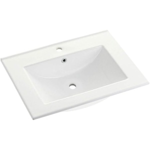 image:imageKingston Brass LBT24187W1 Ultra Modern 24Inch Ceramic Vanity Sink Top 1 Hole in White
