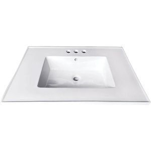 image:imageKingston Brass LBT25227W34 Continental Vanity Sink Top White 2519 x 2206 x 6 1 countWhite