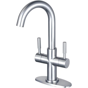 image:imageKingston Brass LS8551DL Concord TwoHandle 1Hole Deck Mount Bar Faucet in Polished ChromePolished Chrome