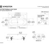 image:imageAqua Eden VCTDE7232NL5 72Inch Cast Iron Double Ended Clawfoot Tub No Faucet Drillings WhiteOil Rubbed Bronze