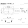 image:imageAqua Eden VTDS672924JNH0 67 Acrylic Oval Double Ended Clawfoot Tub No Faucet Drillings Glossy WhiteMatte Black