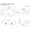 image:imageKingston Brass Aqua Eden VCTND6728NH8 Cast Iron Double Slipper Clawfoot Bathtub with Brushed Nickel Feet without FaucetDrillings 67Inch WhiteWhiteOil Rubbed Bronze
