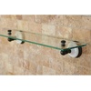 image:imageKingston Brass BA1119PB Victorian Glass Shelf Polished BrassOil Rubbed Bronze