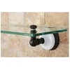 image:imageKingston Brass BA1119PB Victorian Glass Shelf Polished BrassOil Rubbed Bronze