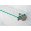 image:imageKingston Brass BA2979SN Governor Cosmetic Glass Shelf Brushed NickelBrushed Nickel