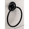 image:imageKingston Brass BA314AB Classic 6Inch Towel Ring in Antique BrassMatte Black
