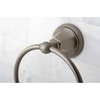 image:imageKingston Brass BA4814PB Metropolitan TowelRing Polished Brass 6 InchBrushed Nickel