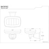 image:imageKingston Brass BA7975C English Vintage WallMount Soap Dish Polished Chrome