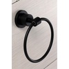 image:imageKingston Brass BA8214C Concord 6Inch Towel Ring Polished ChromeMatte Black