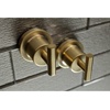 image:imageKingston Brass BAH8213478SB Concord 5Piece Bathroom Accessory Sets Brushed BrassBrushed Nickel