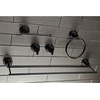 image:imageKingston Brass BAH8213478SB Concord 5Piece Bathroom Accessory Sets Brushed BrassMatte Black