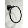 image:imageKingston Brass BAHK1612478BB Naples 5Piece Bathroom Accessory Set Brushed BrassMatte Black