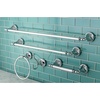 image:imageKingston Brass BAHK1612478BB Naples 5Piece Bathroom Accessory Set Brushed BrassPolished Chrome