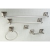 image:imageKingston Brass BAHK3212478K Serano 5Piece 18Inch and 24Inch Towel Bars Bathroom Accessory Set in Matte BlackBrushed Nickel