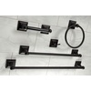image:imageKingston Brass BAHK3212478K Serano 5Piece 18Inch and 24Inch Towel Bars Bathroom Accessory Set in Matte BlackMatte Black