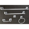 image:imageKingston Brass BAHK3212478K Serano 5Piece 18Inch and 24Inch Towel Bars Bathroom Accessory Set in Matte BlackPolished Chrome