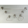 image:imageKingston Brass BAHK5012478SN Mesa Verde 5Piece 18Inch and 24Inch Towel Bars Bathroom Accessory Set in Brushed NickelBrushed Nickel