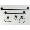 image:imageKingston Brass BAHK5012478SN Mesa Verde 5Piece 18Inch and 24Inch Towel Bars Bathroom Accessory Set in Brushed NickelOil Rubbed Bronze