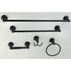 image:imageKingston Brass BAHK5112478SN Santa Fe 5Piece 18Inch and 24Inch Towel Bars Bathroom Accessory Set in Brushed NickelOil Rubbed Bronze