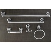 image:imageKingston Brass BAHK5112478SN Santa Fe 5Piece 18Inch and 24Inch Towel Bars Bathroom Accessory Set in Brushed NickelPolished Chrome