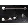 image:imageKingston Brass BAK1111478MB Victorian 4Piece 24Inch Towel Bar Bathroom Accessory Set in Matte BlackBrushed Nickel