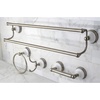 image:imageKingston Brass BAK1113478SN Victorian 4Pieces Dual TowelBar Bathroom Hardware Set Brushed NickelBrushed Nickel