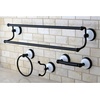 image:imageKingston Brass BAK1113478SN Victorian 4Pieces Dual TowelBar Bathroom Hardware Set Brushed NickelOil Rubbed Bronze