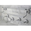 image:imageKingston Brass BAK1113478SN Victorian 4Pieces Dual TowelBar Bathroom Hardware Set Brushed NickelOil Rubbed Bronze