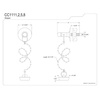 image:imageKingston Brass CC1112 Rubber Stopper Chain and Attachment for CC1002 Polished BrassOil Rubbed Bronze