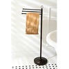 image:imageKingston Brass CC2025 Vintage Freestanding TowelRack 3912Inch Height 10Inch Base Diameter Oil Rubbed BronzeOil Rubbed Bronze